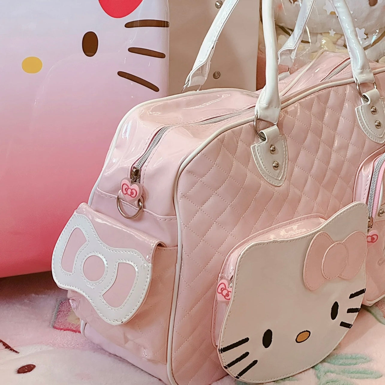Dolls Kill Hello Kitty Head Mega Tote Bag - Vegan Leather