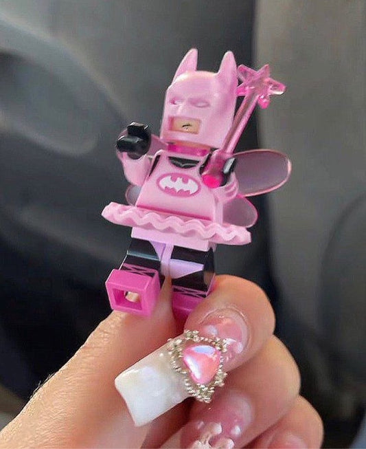 Batman Pink Girlboss Fairy Keychain