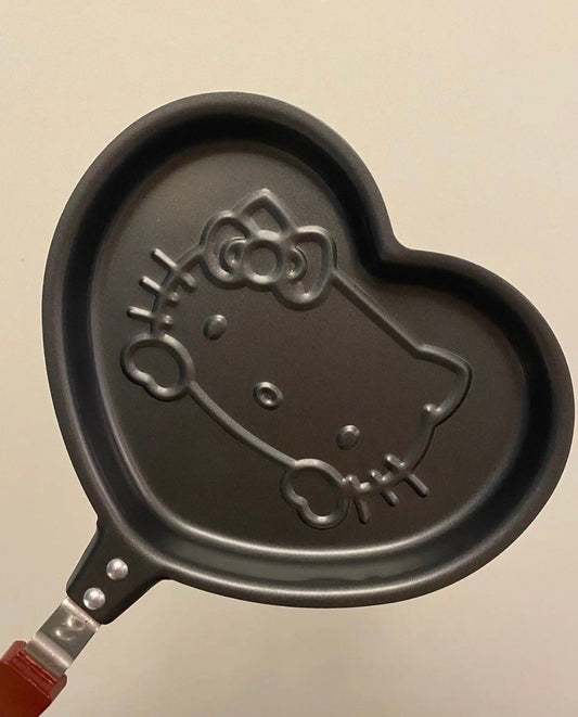 Kitty Kawaii Shaped Heart Frying Pans