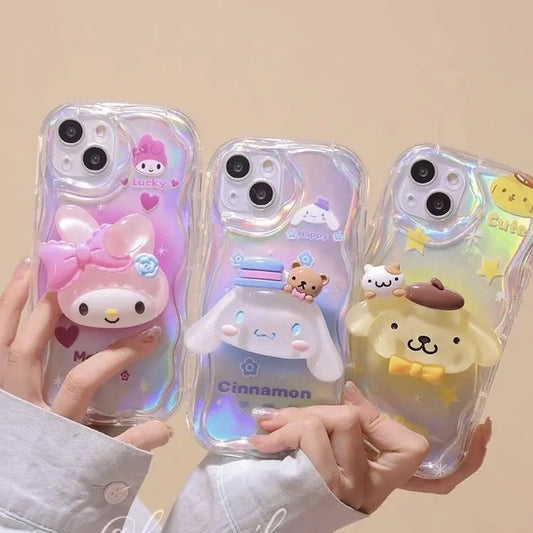 Kawaii Character Jelly Phone Cases